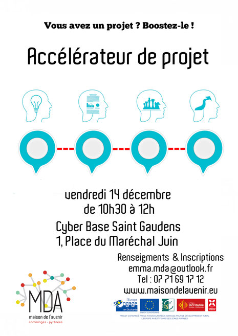 Affiche accelerateur de projet du 14 decembre
