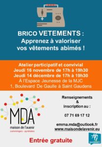 atelier brico vêtements