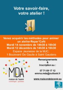 affiche j'anime mon atelier