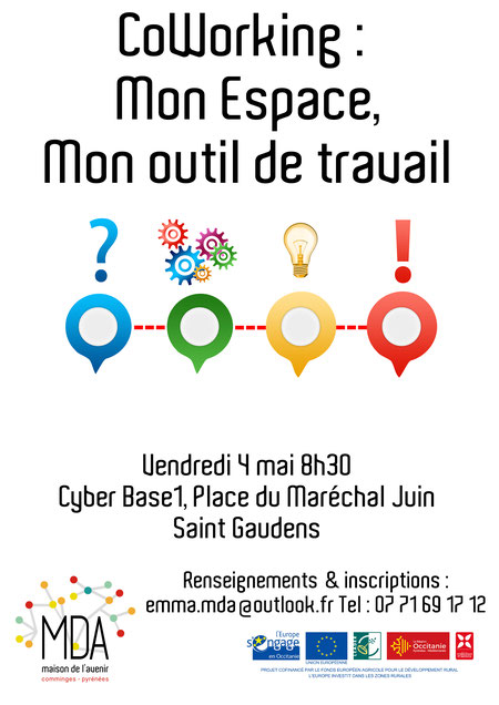 Atelier Coworking mon espace, mon outil de travail
