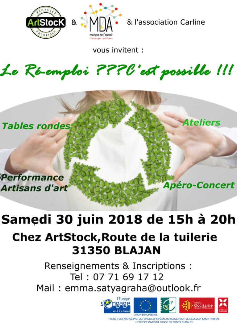 Affiche de l'atelier le reemploi c'est possible