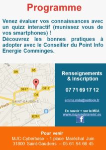 programme atelier éco responsable