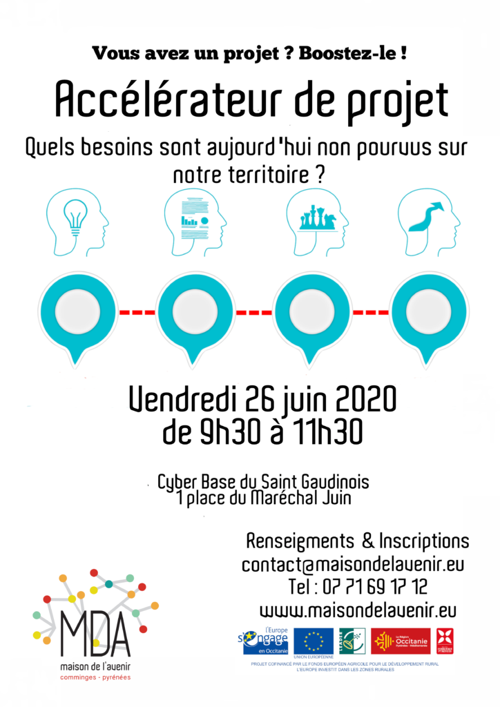 Affiche Accélérateur de projet Juin 2020