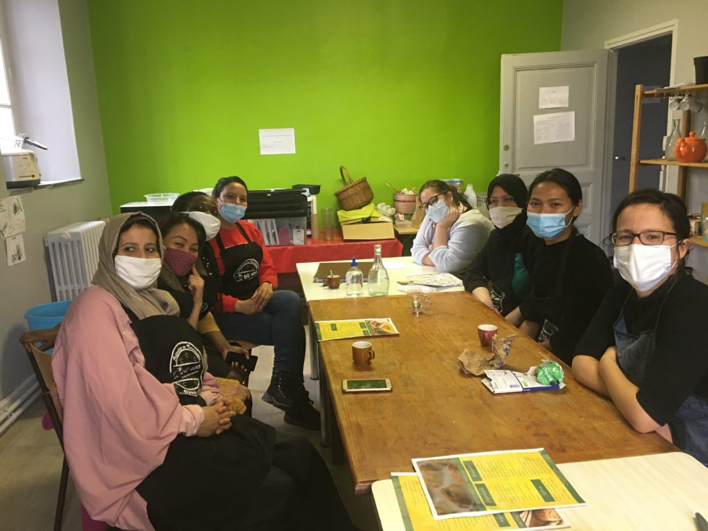 Repas après l'atelier cuisine